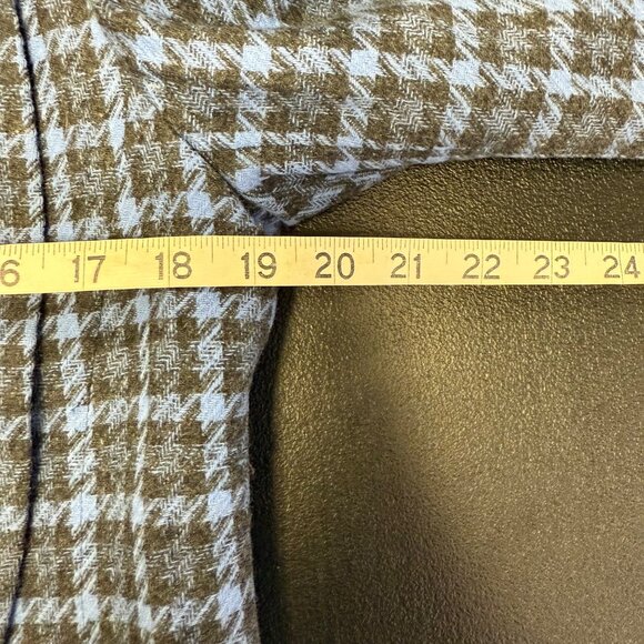 VTG Pendleton Womens Blue Black Houndstooth Wool Blazer Jacket Size 6 Preppy - Picture 3 of 10
